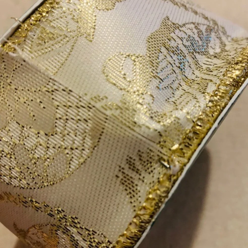 Trim A Tree | Ribbon | Golden Elegance Ornaments